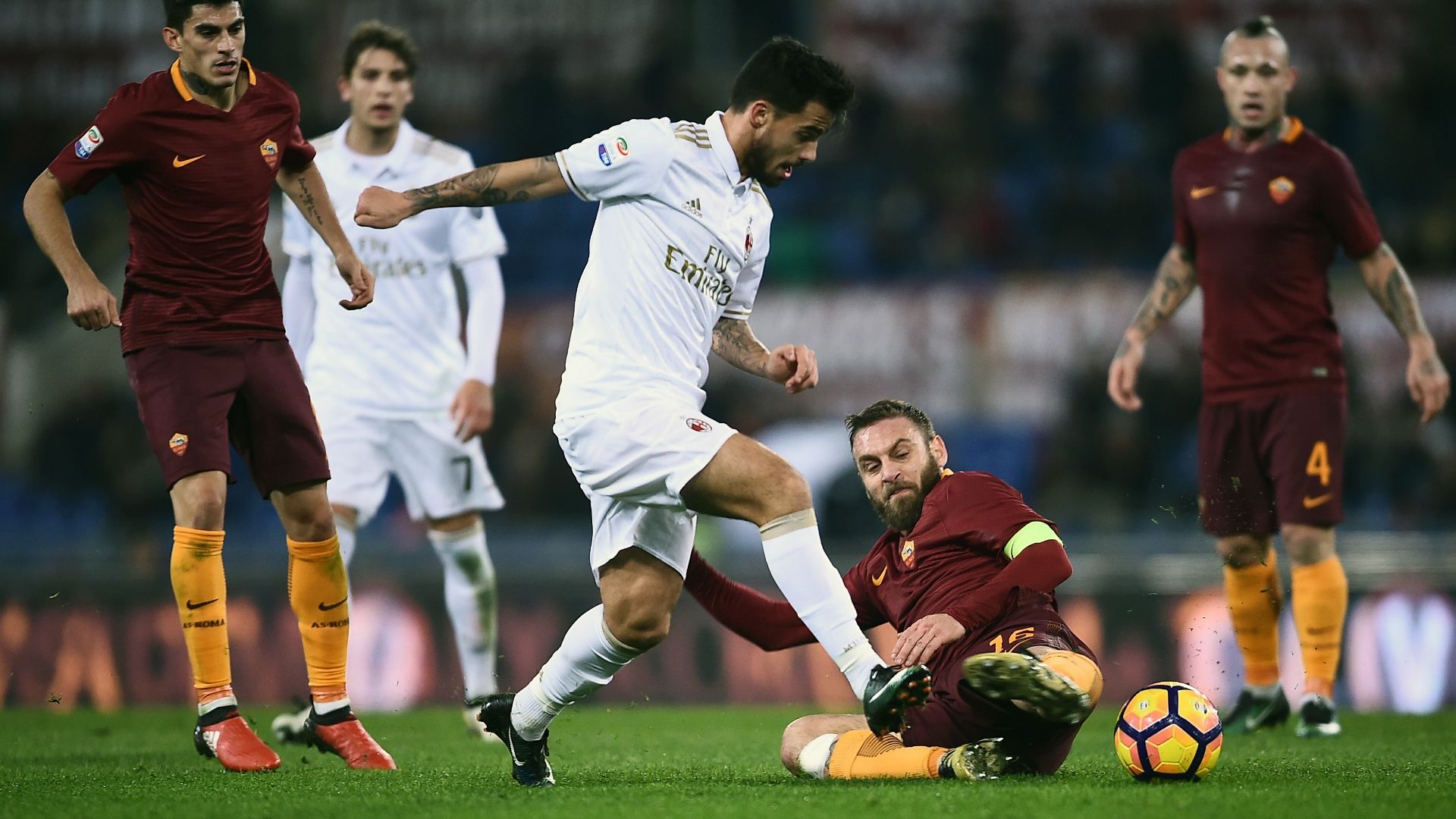 Suso De Rossi Roma Milan Serie A