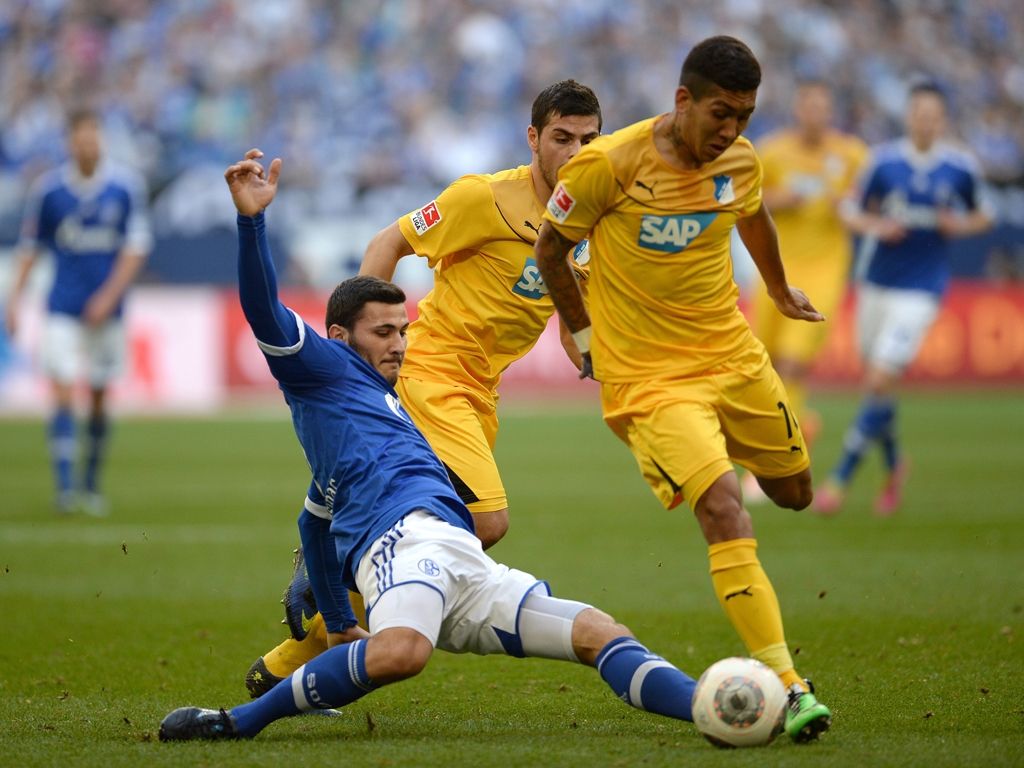 Sead Kolasinac Roberto Firmino FC Schalke 04 1899 Hoffenheim Bundesliga 030802014