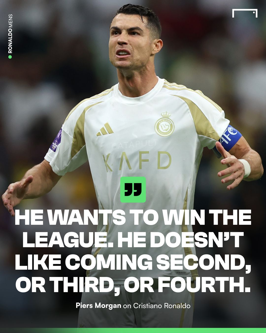 Piers Morgan on Cristiano Ronaldo