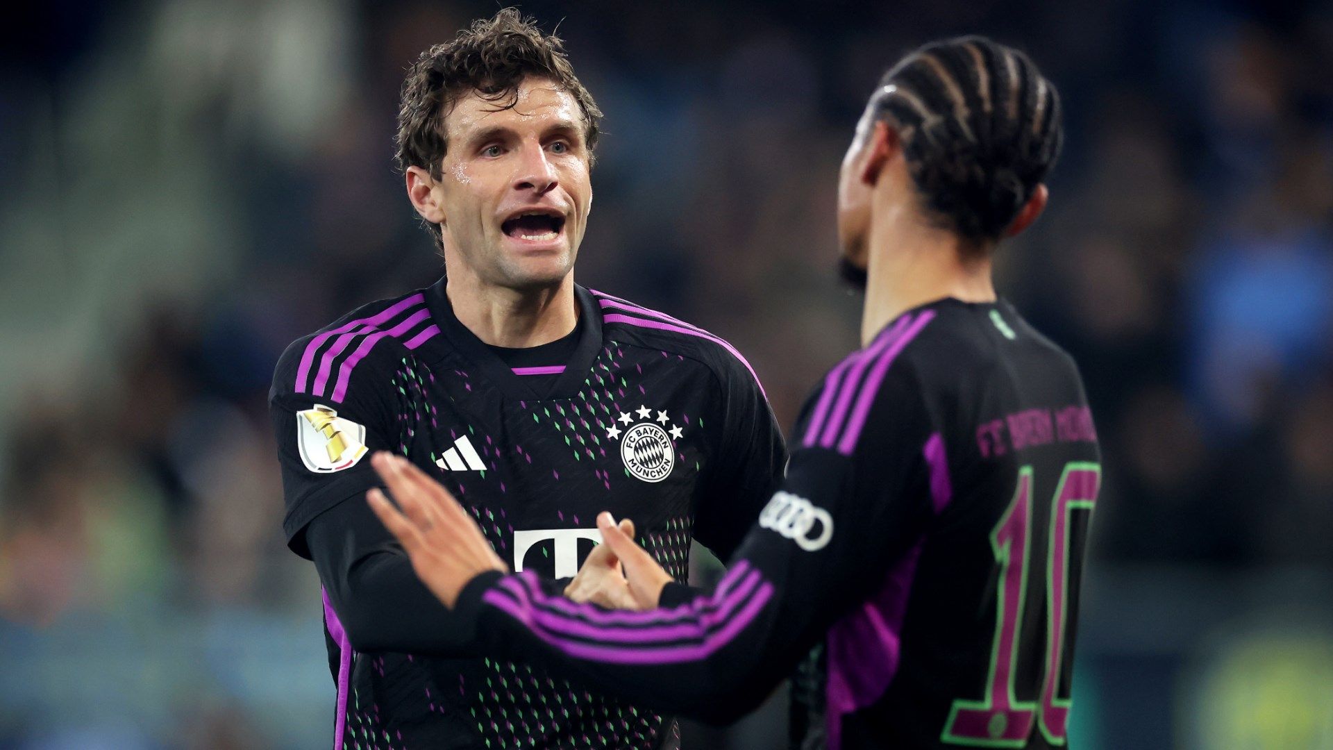 Thomas Muller Leroy Sane FC Bayern 2023