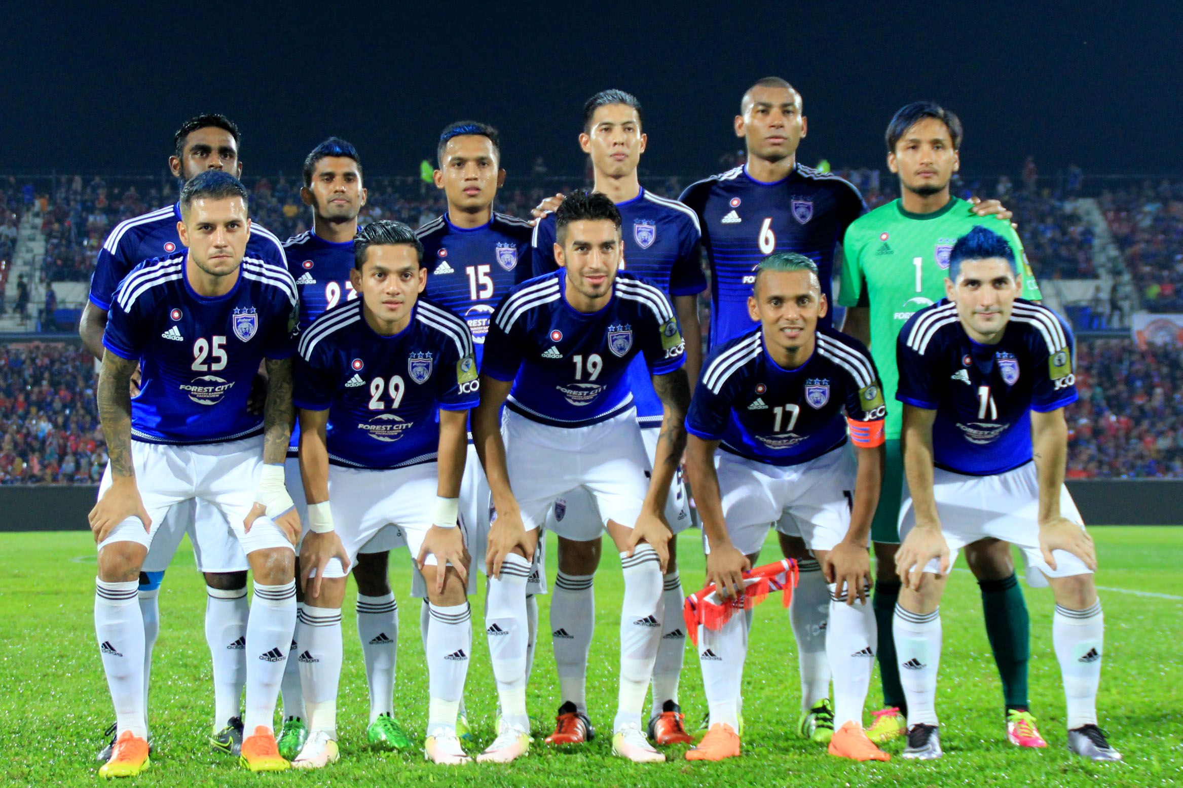 Johor Darul Ta'zim first XI against T-Team 24/9/2016