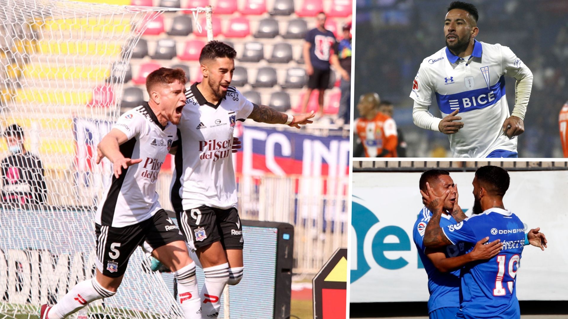 Colo Colo, Universidad Católica y Universidad de Chile