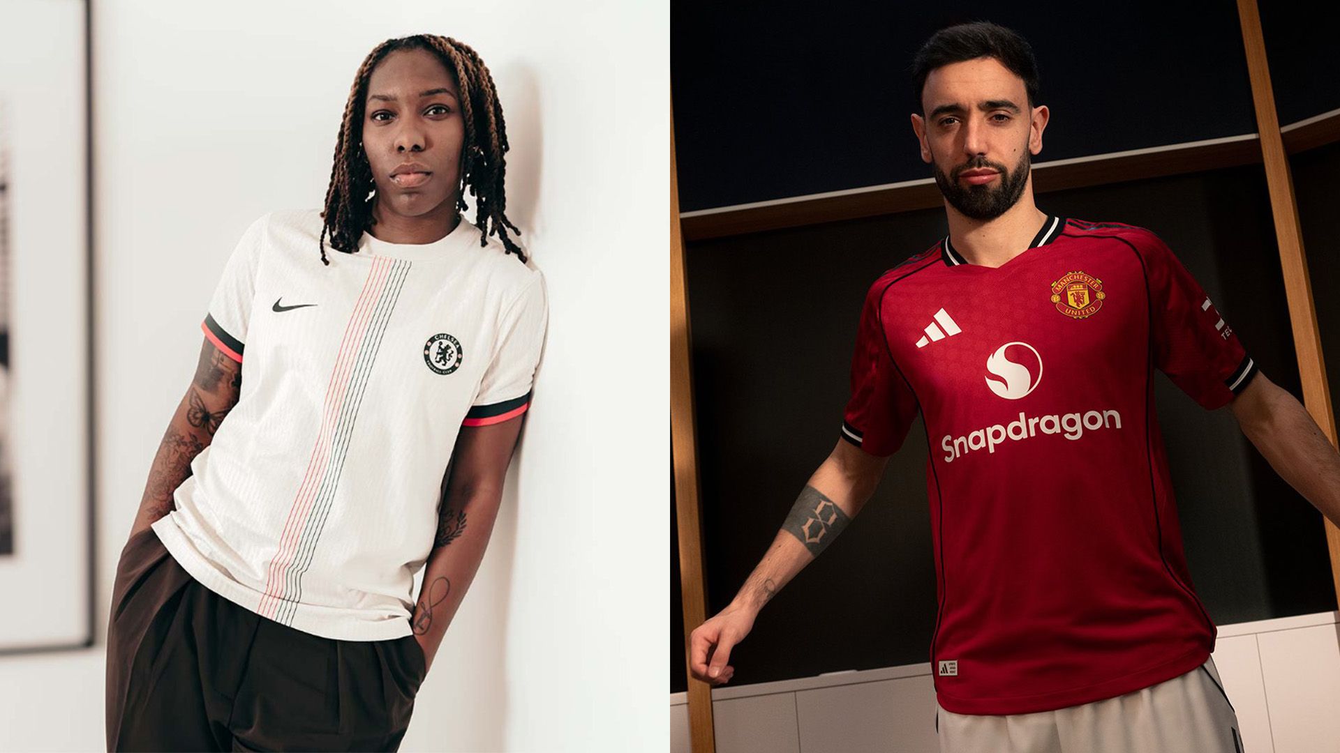 Man Utd Chelsea 2025-26 kits 
