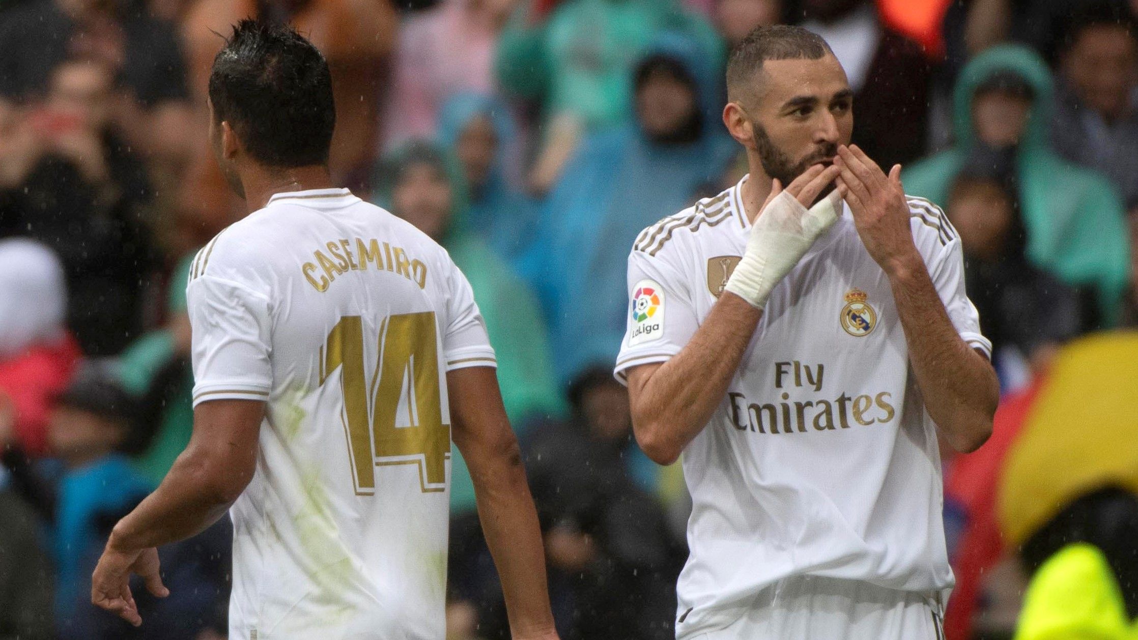 Karim Benzema Casemiro Real Madrid Levante LaLiga 14092019