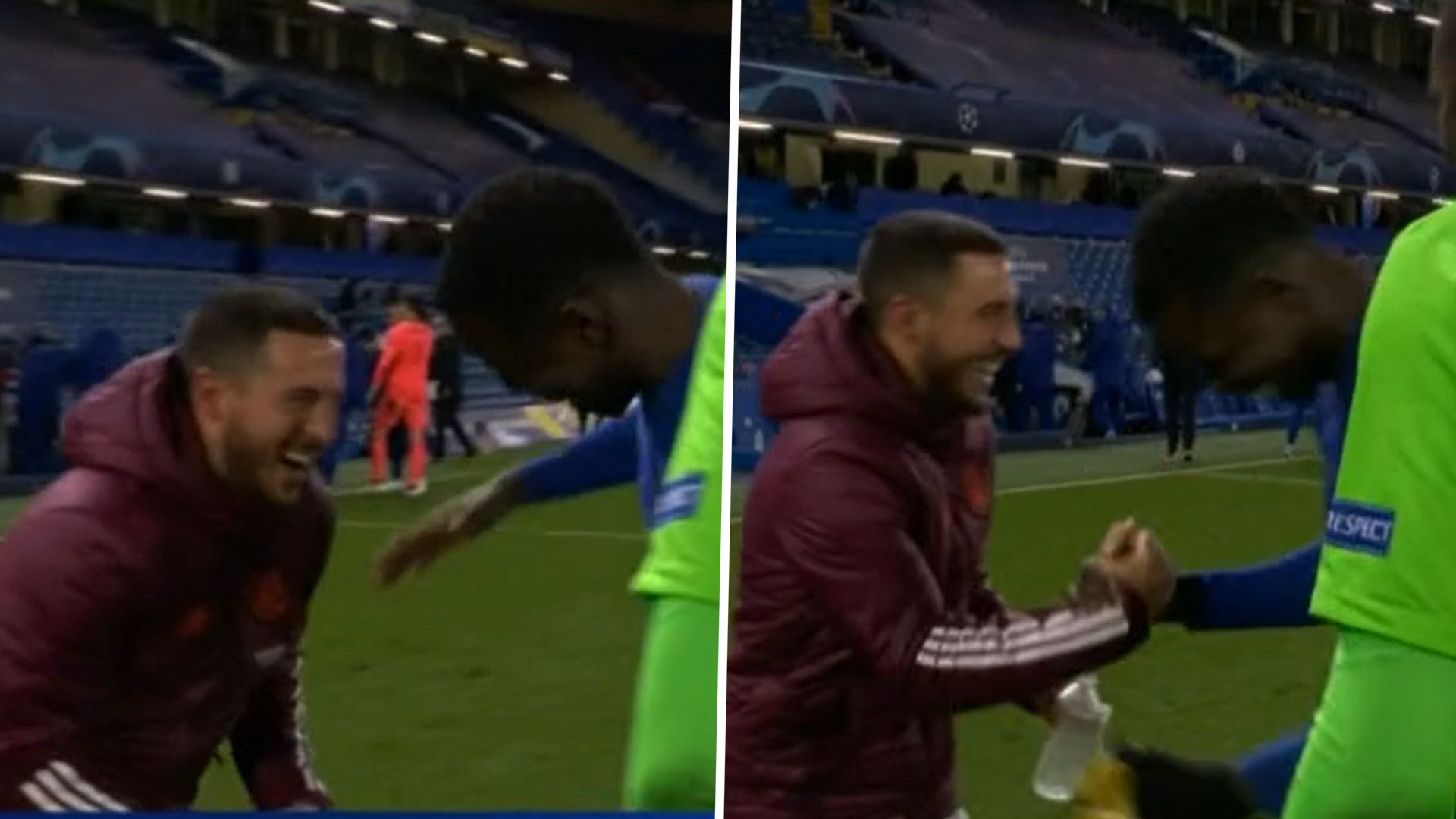 EDEN HAZARD ZOUMA CHELSEA REAL MADRID MENDY CHAMPIONS LEAGUE GFX