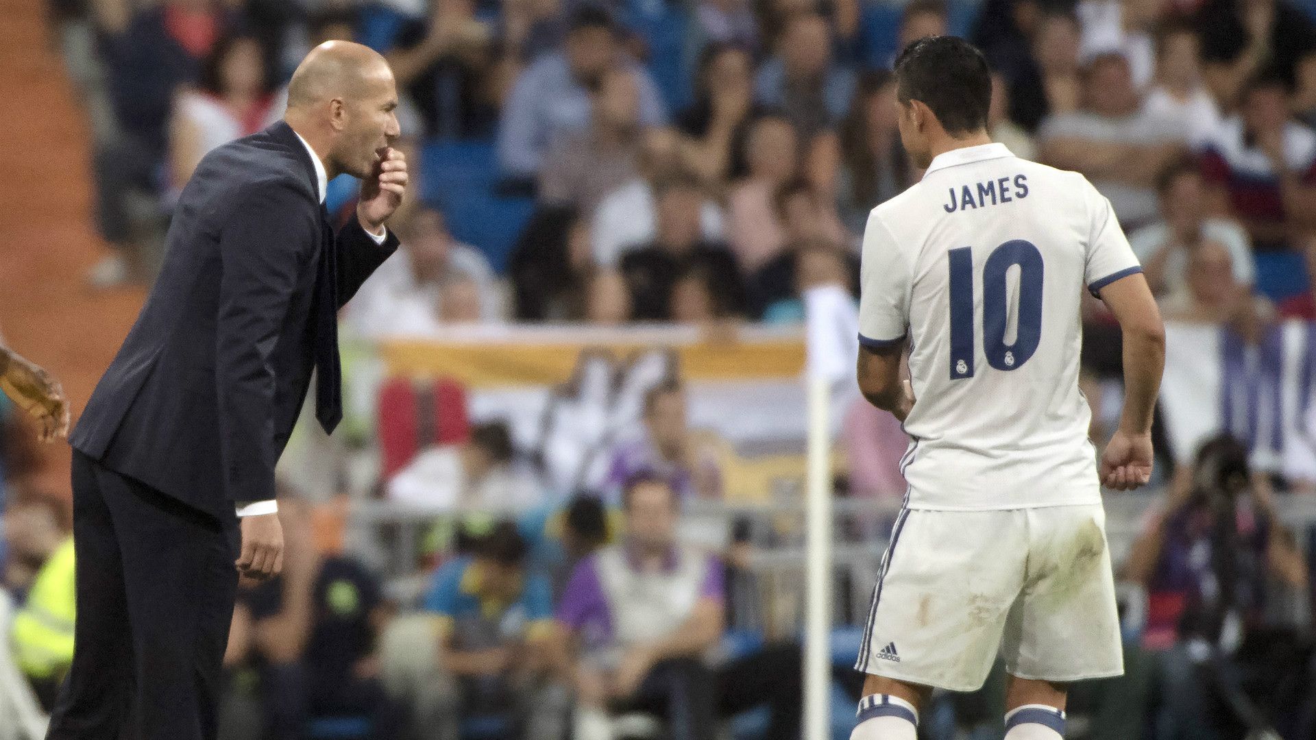 James Rodríguez con Zidane / Real Madrid 2016