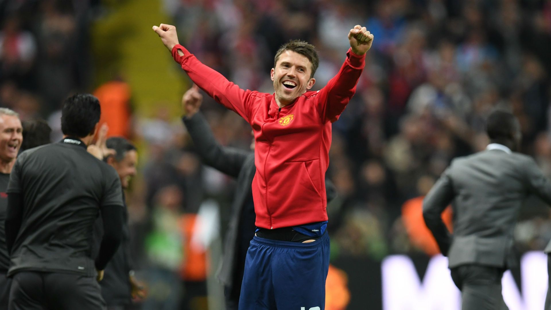 Michael Carrick Manchester United Europa League final