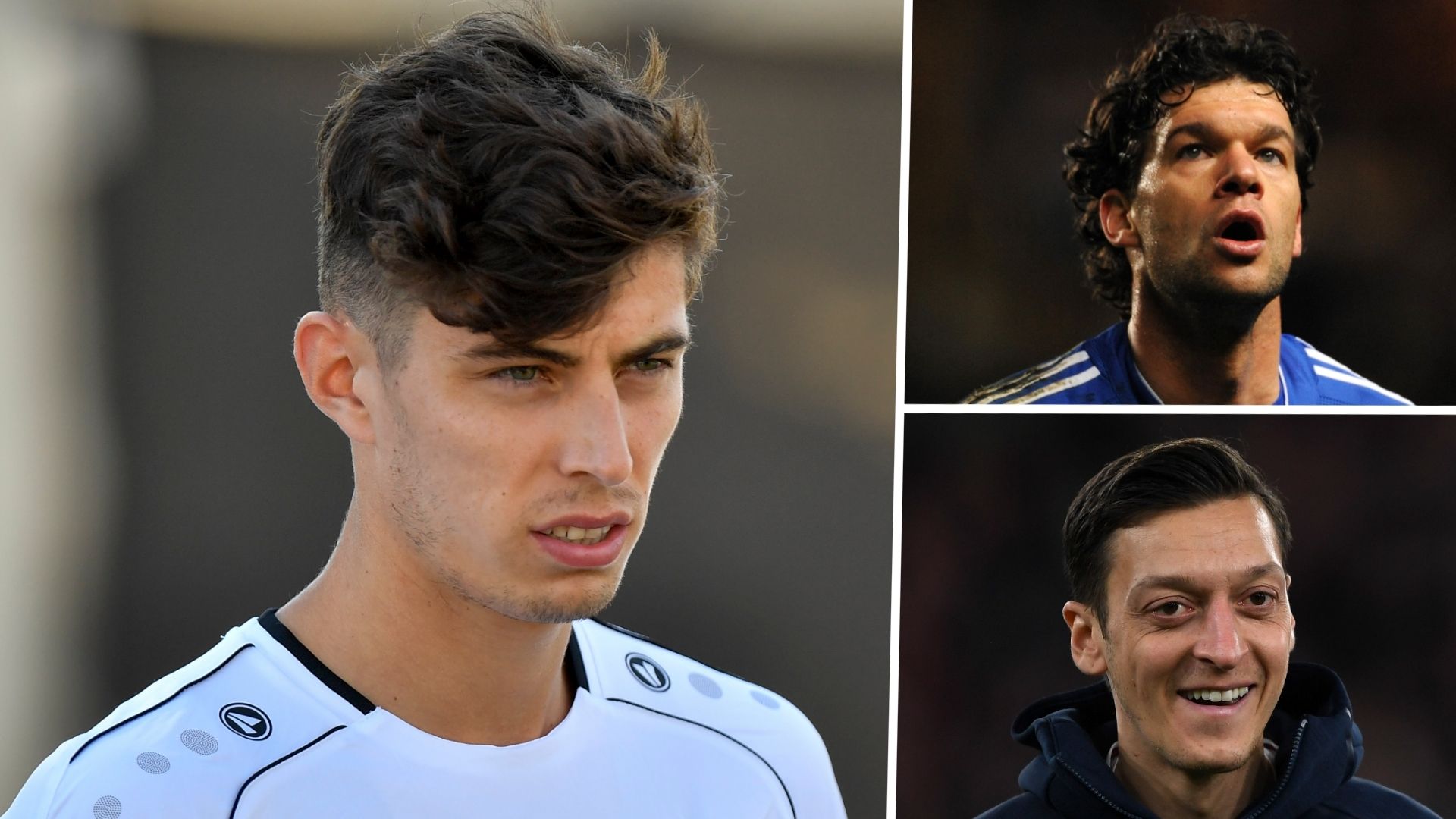 Kai Havertz Michael Ballack Mesut Ozil Germany GFX