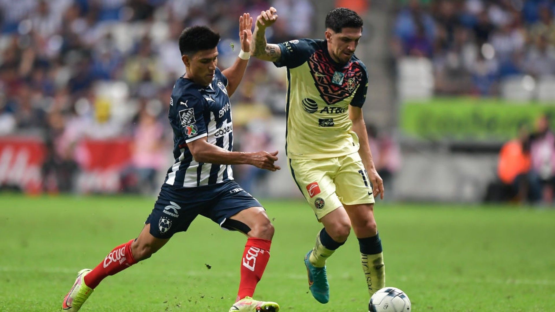 Jesús Gallardo Diego Valdes Monterrey América Clausura 2022