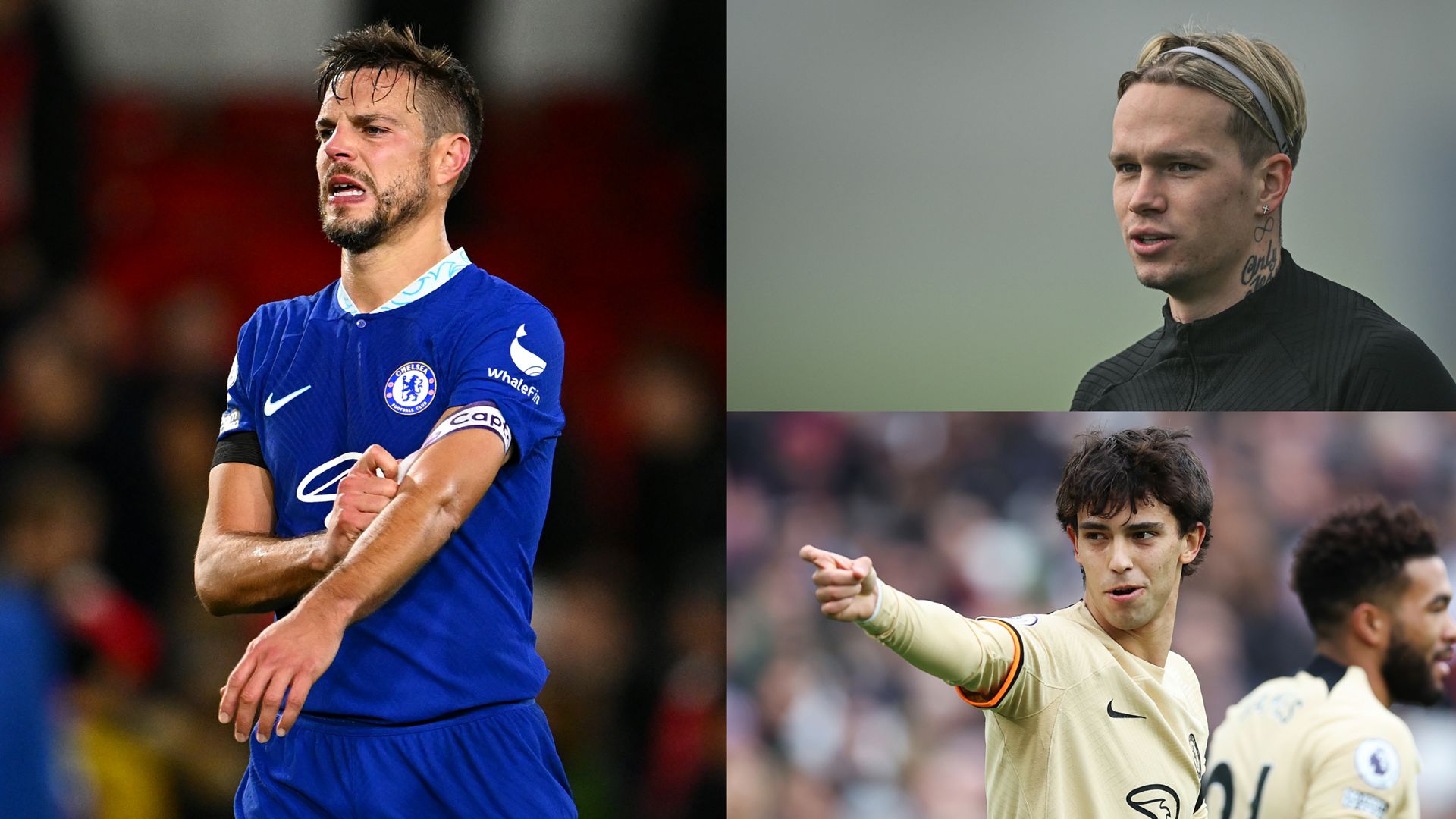 Azpilicueta Mudryk Joao Felix Chelsea