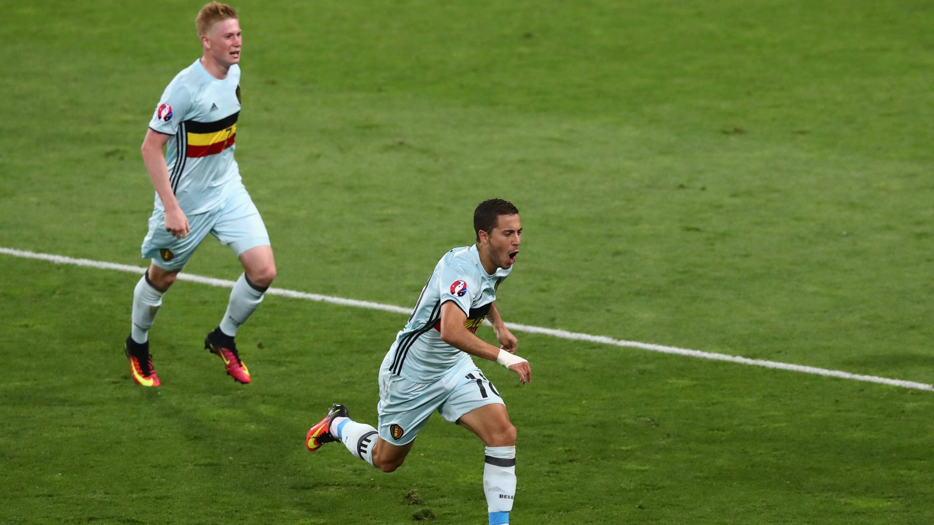 Eden Hazard Kevin De Bruyne Belgium