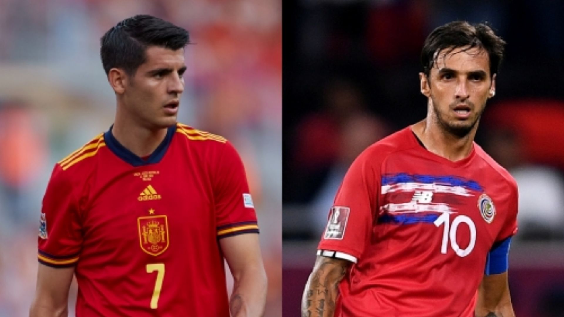 Alvaro Morata Spain Bryan Ruiz Costa Rica