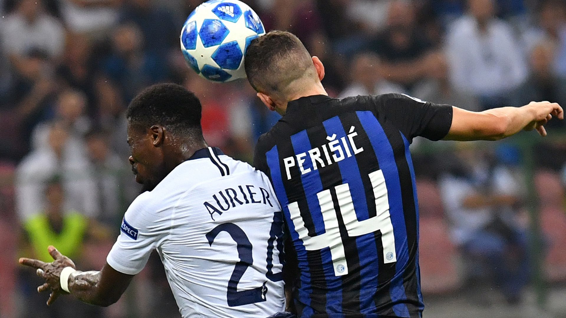 Aurier Perisic Inter Tottenham Champions League