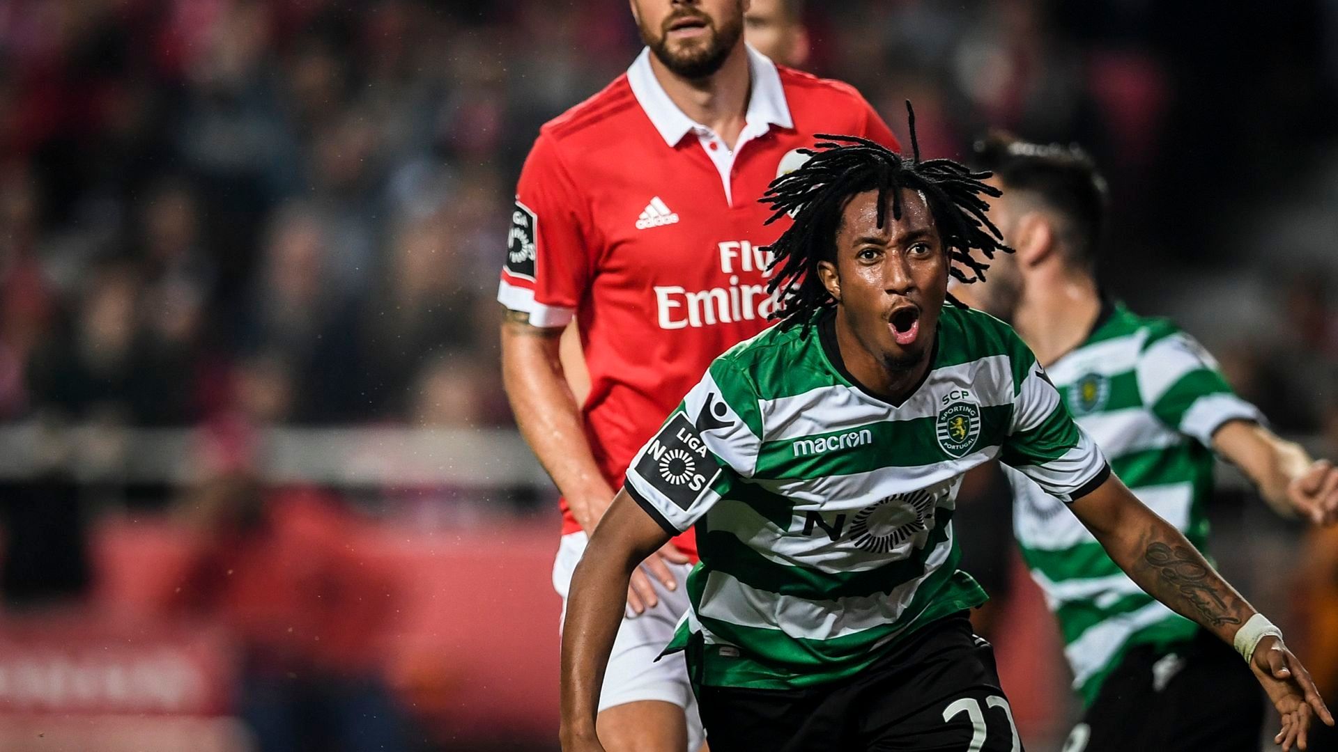 Gelson Martins Benfica Sporting Lisboa Primeira Liga 03012018