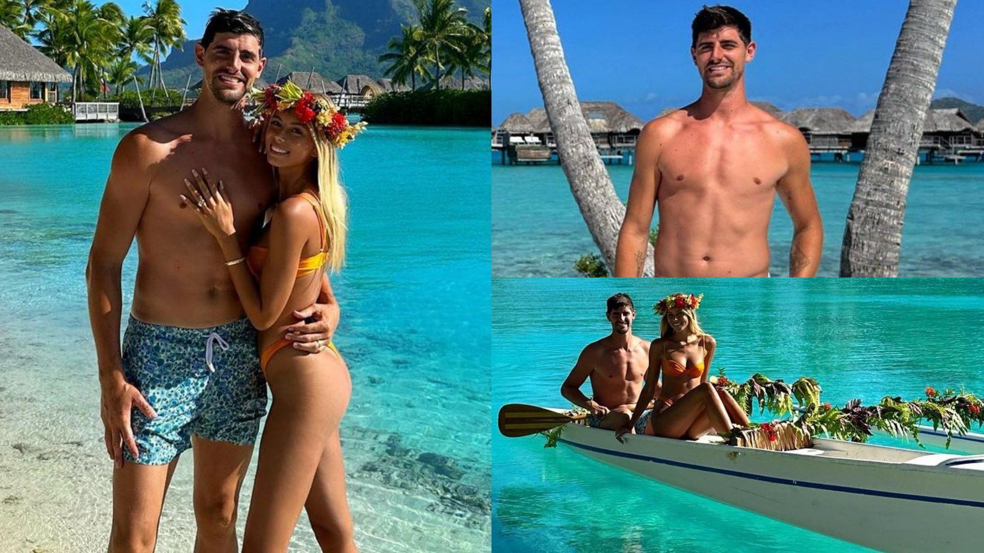 Thibaut Courtois Mishel Gerzig honeymoon