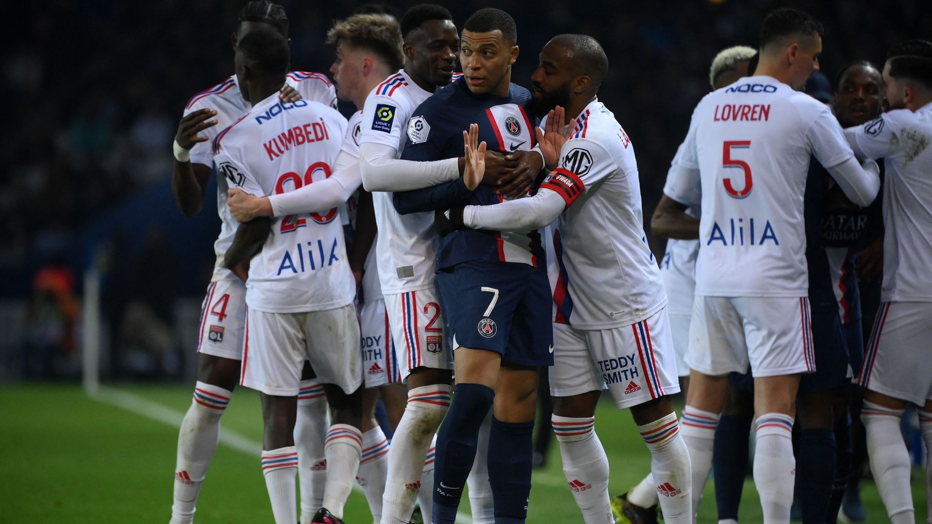 Kylian Mbappe PSG Lyon Ligue 1 02042023