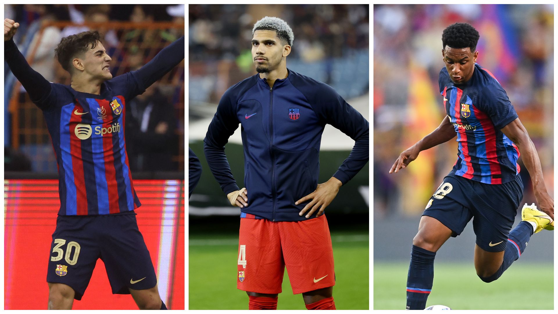 Gavi Ronald Araujo Balde Barcelona