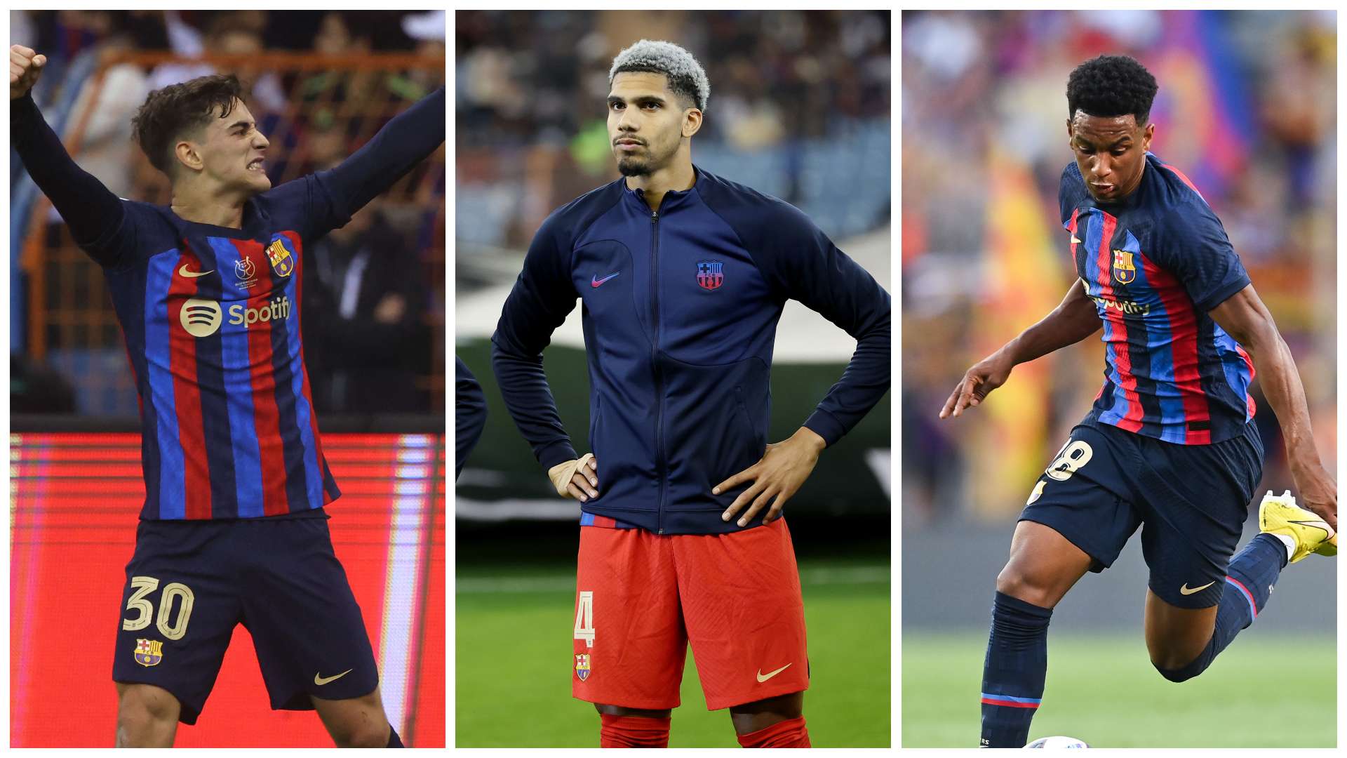 Gavi Ronald Araujo Balde Barcelona