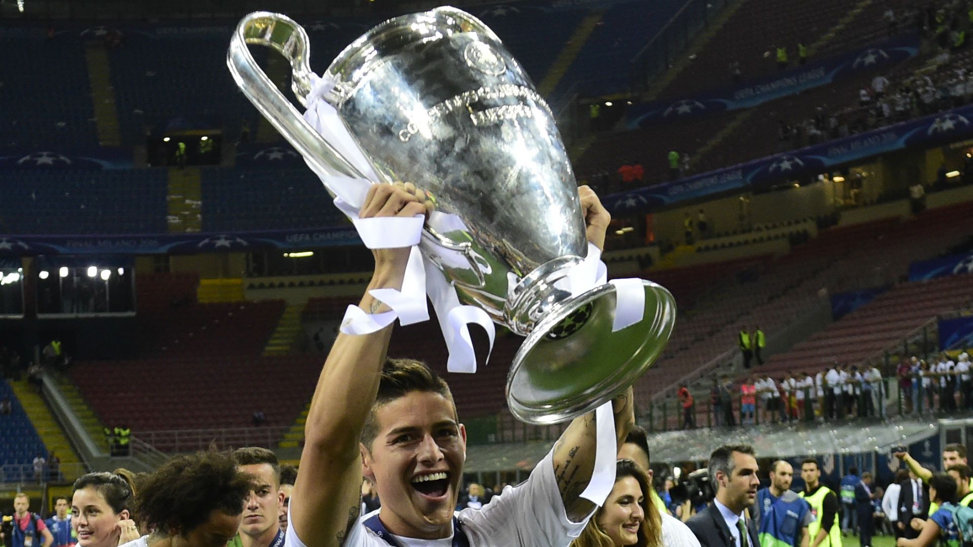 James Rodriguez Champions League final Real Madrid v Atletico Madrid 280516