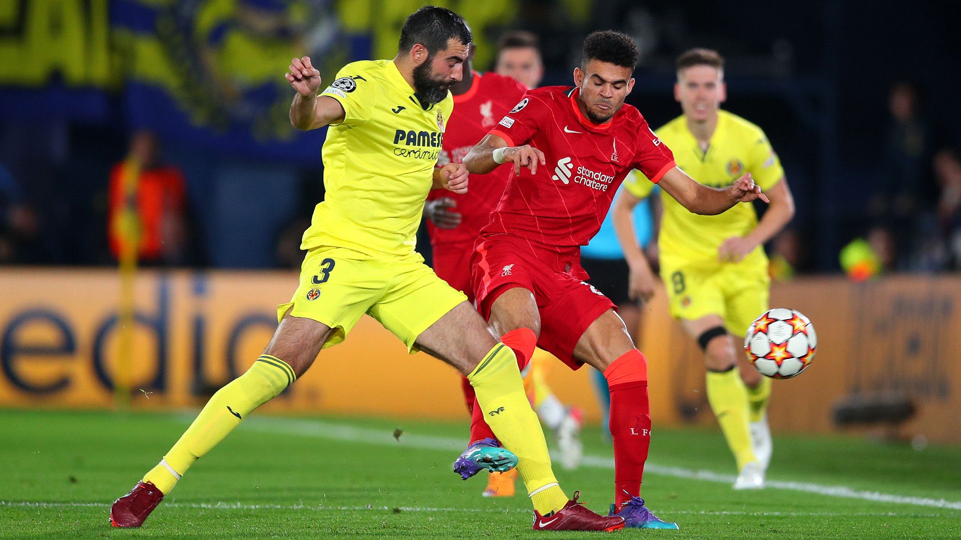 Raul Albiol Luis Diaz Villarreal Liverpool Champions League