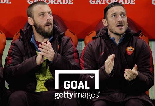 de rossi and totti