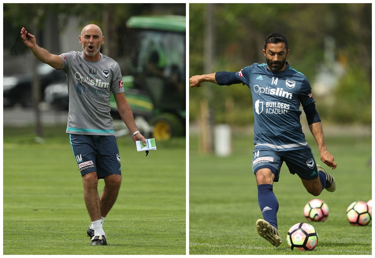 Kevin Muscat Fahid Ben Khalfallah Melbourne Victory A-League