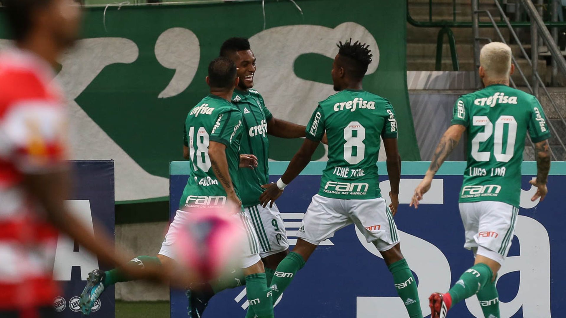 Miguel Borja Palmeiras Linense Paulista 15022018
