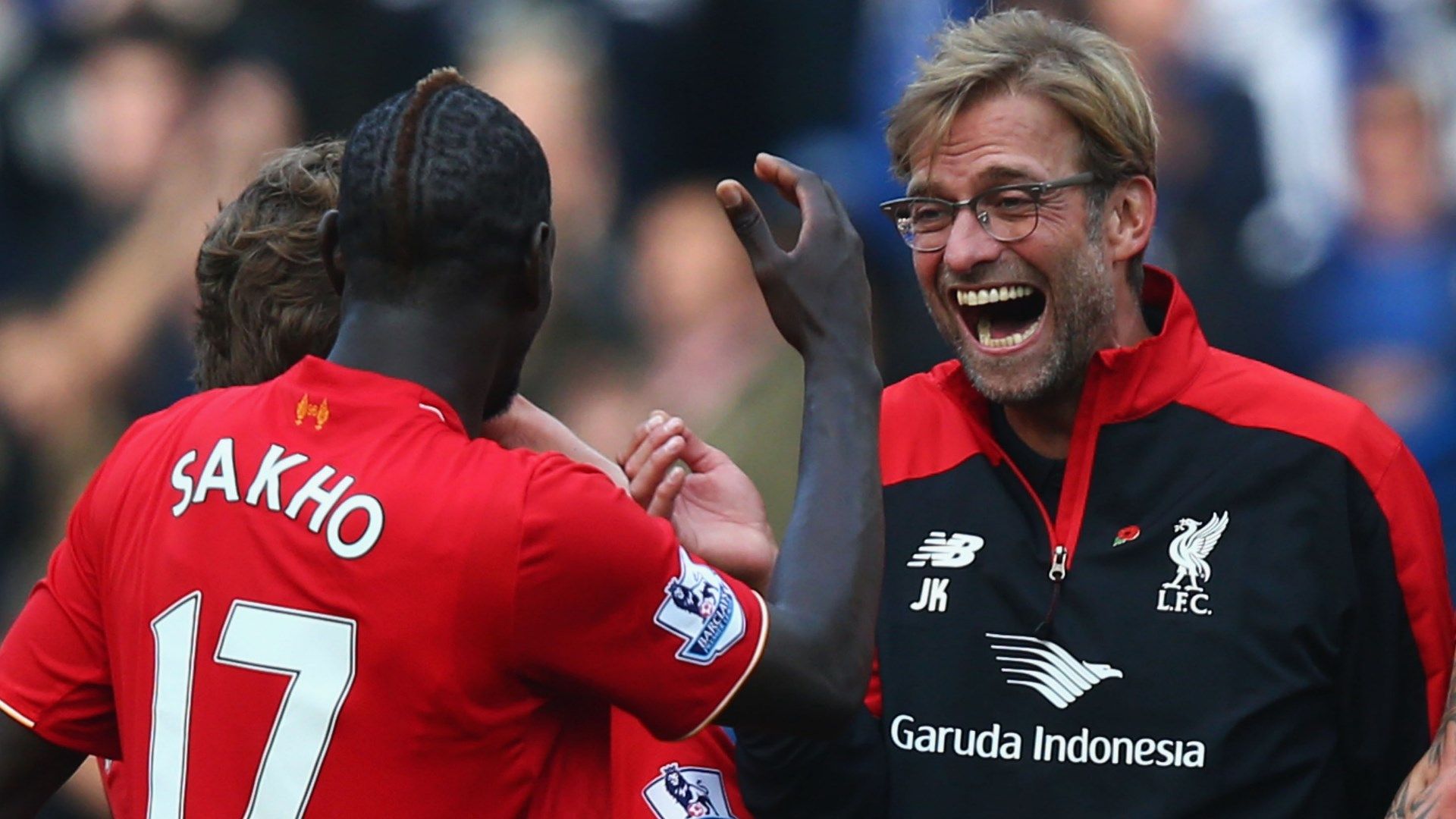 Jurgen Klopp Mamadou Sakho Liverpool 2015-16