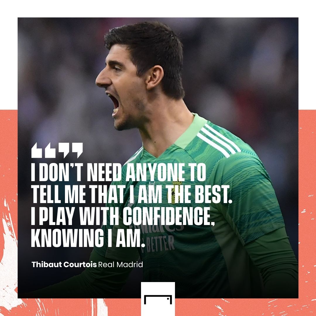 Thibaut Courtois Real Madrid quote GFX