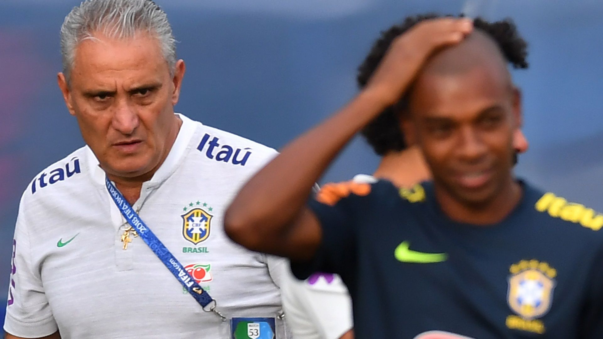 Tite Fernandinho Brasil seleção 12 06 2019