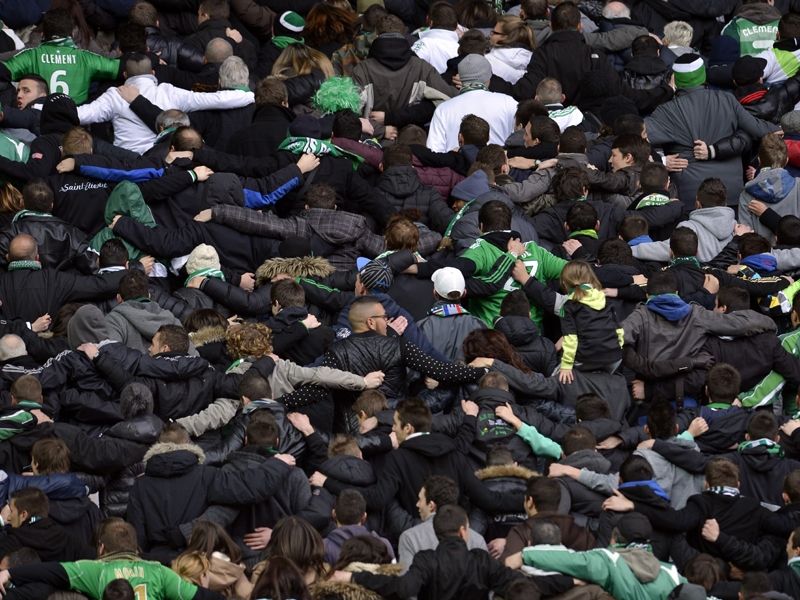 Saint-Etienne fans Saint Etienne Monac  French L1 03012014