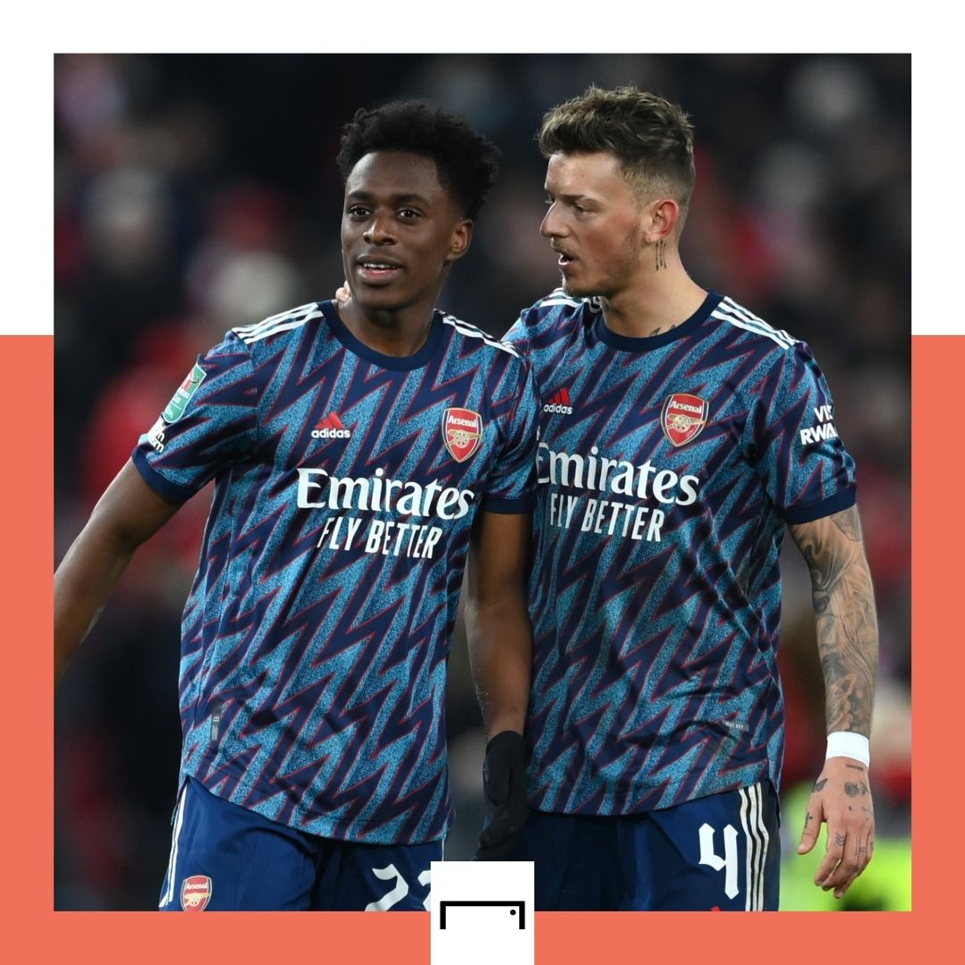 Sambi Lokonga Ben White Arsenal GFX 