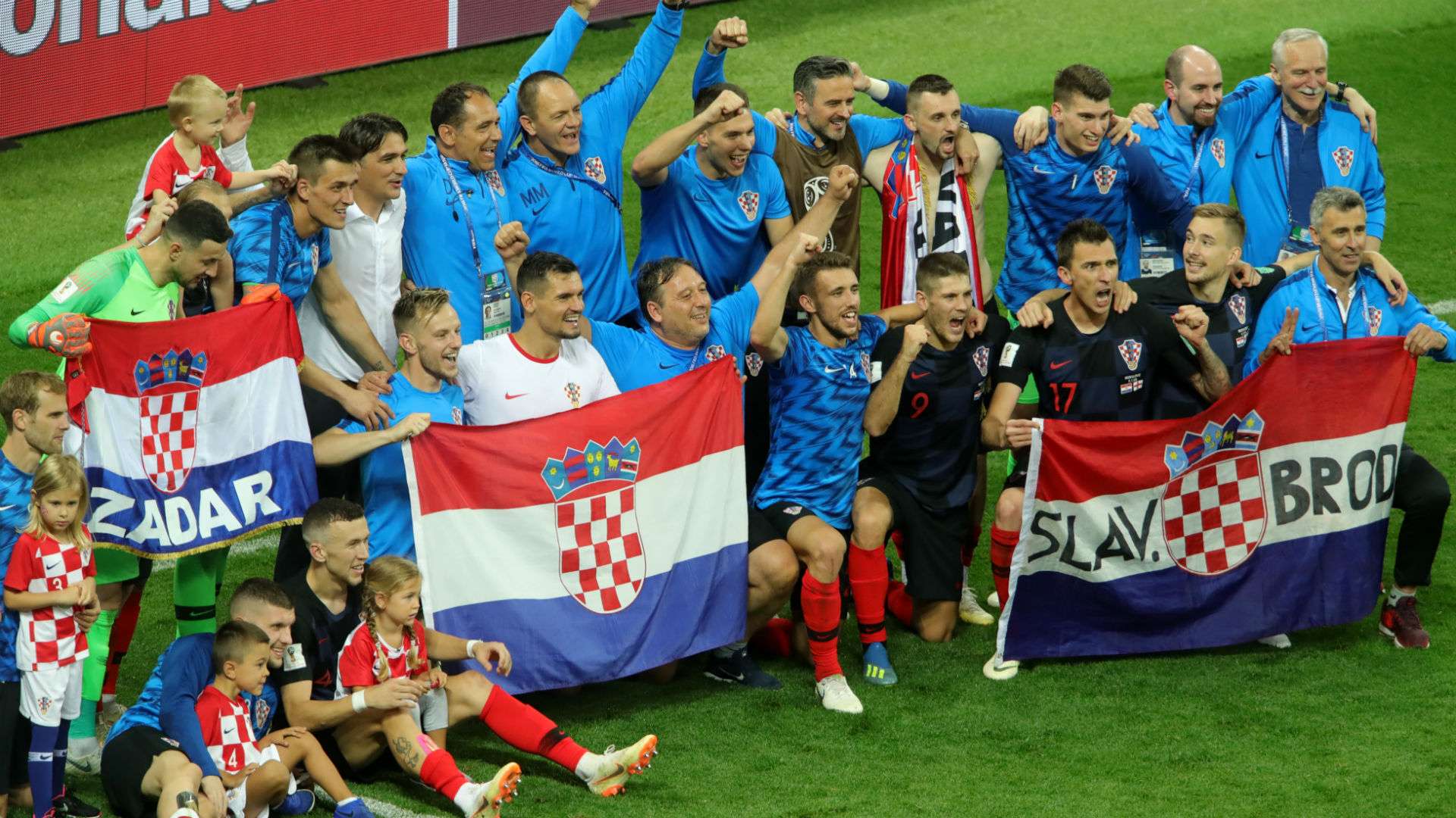 croatia england - celebration2 - world cup - 11072018