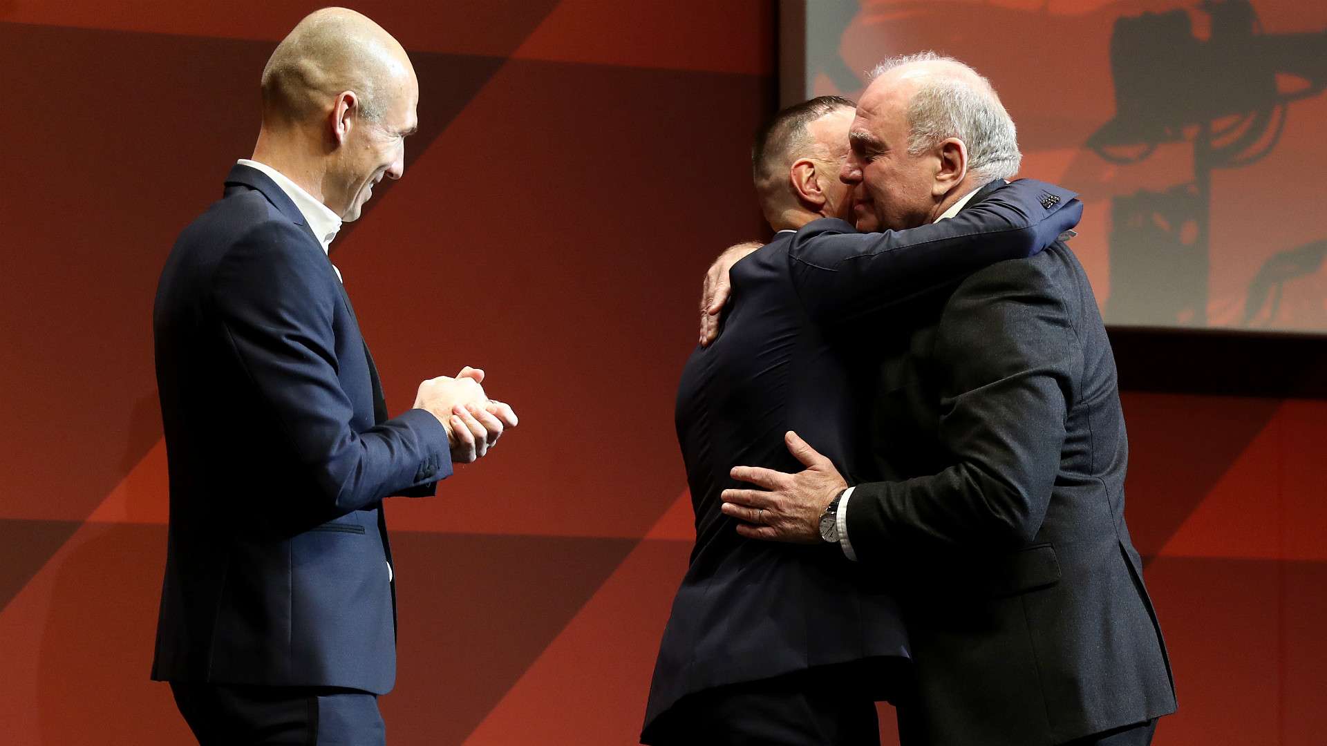 Arjen Robben Franck Ribery Uli Hoeness Bayern Munchen 2019