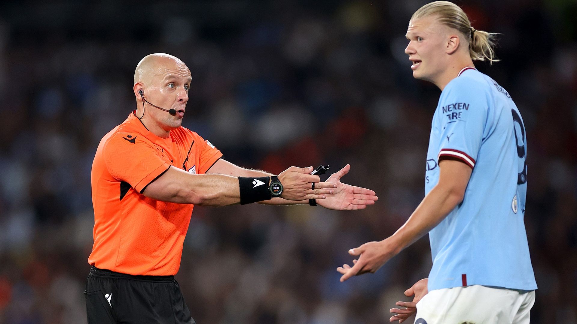 Szymon Marciniak, Erling Haaland