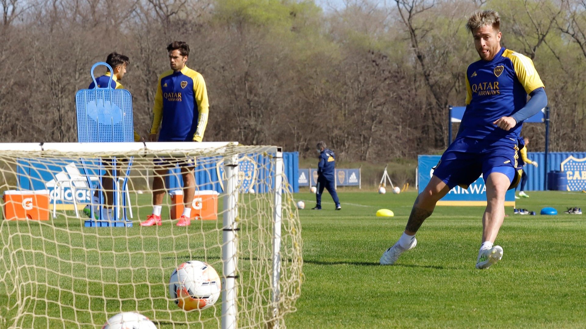 Buffarini Boca Entrenamiento Ezeiza 2020