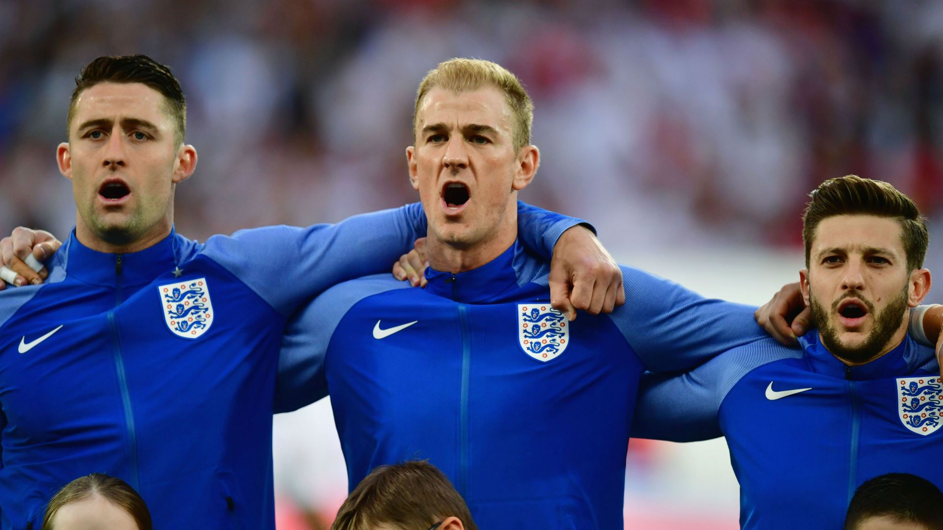 Gary Cahill Joe Hart Adam Lallana England