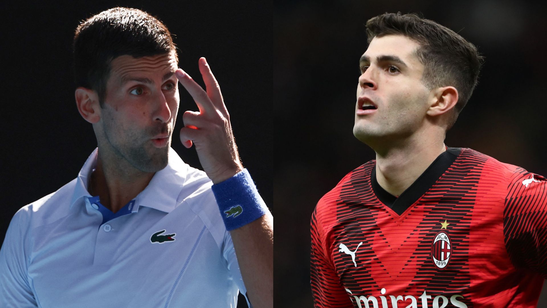 Novak Djokovic Christian Pulisic