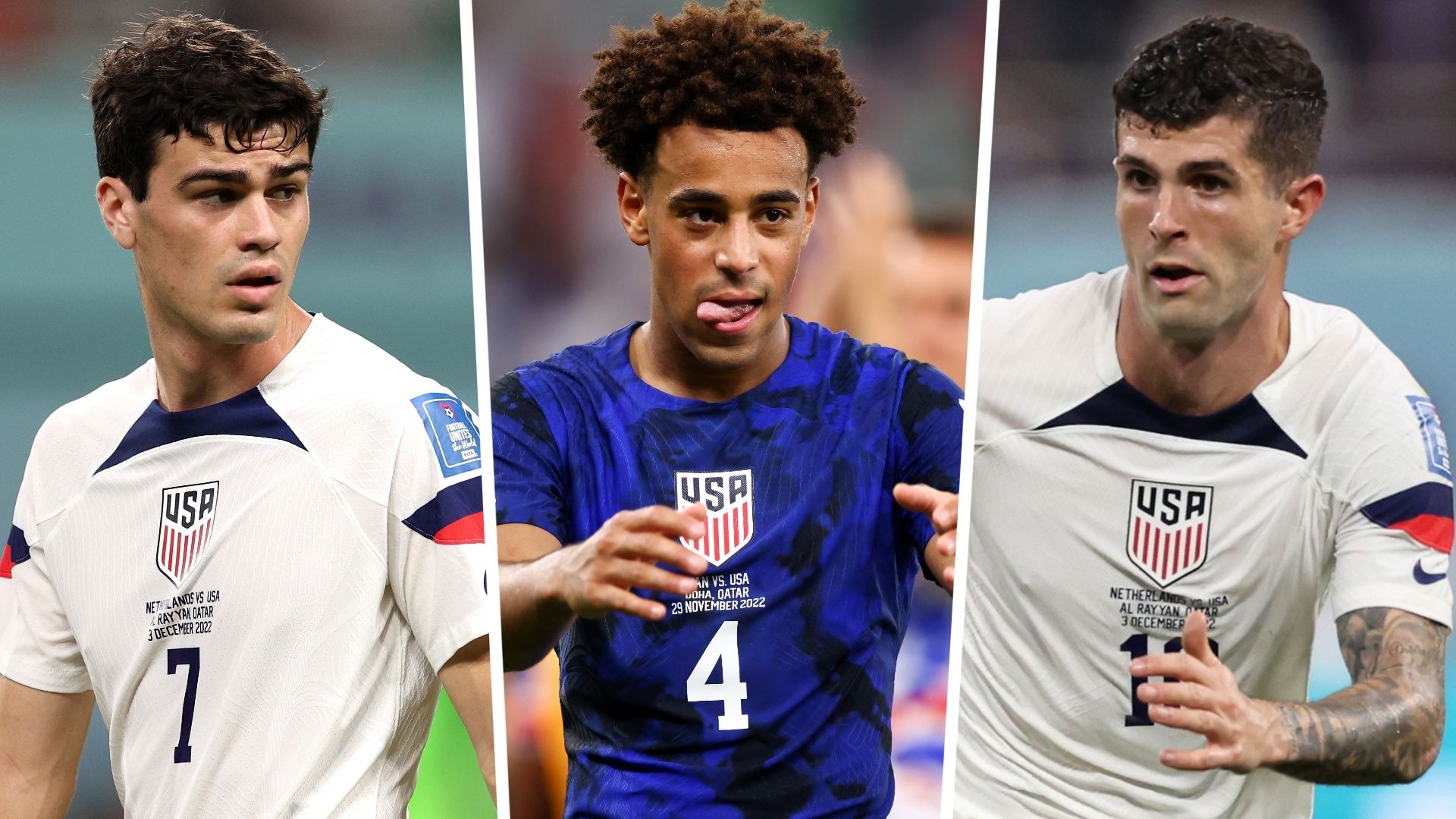 Reyna Adams Pulisic USMNT GFX