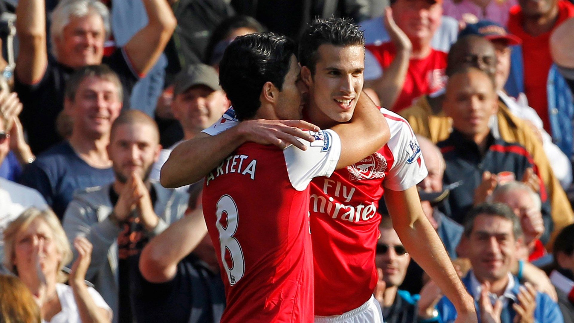 Mikel Arteta, Robin van Persie - Arsenal 2011
