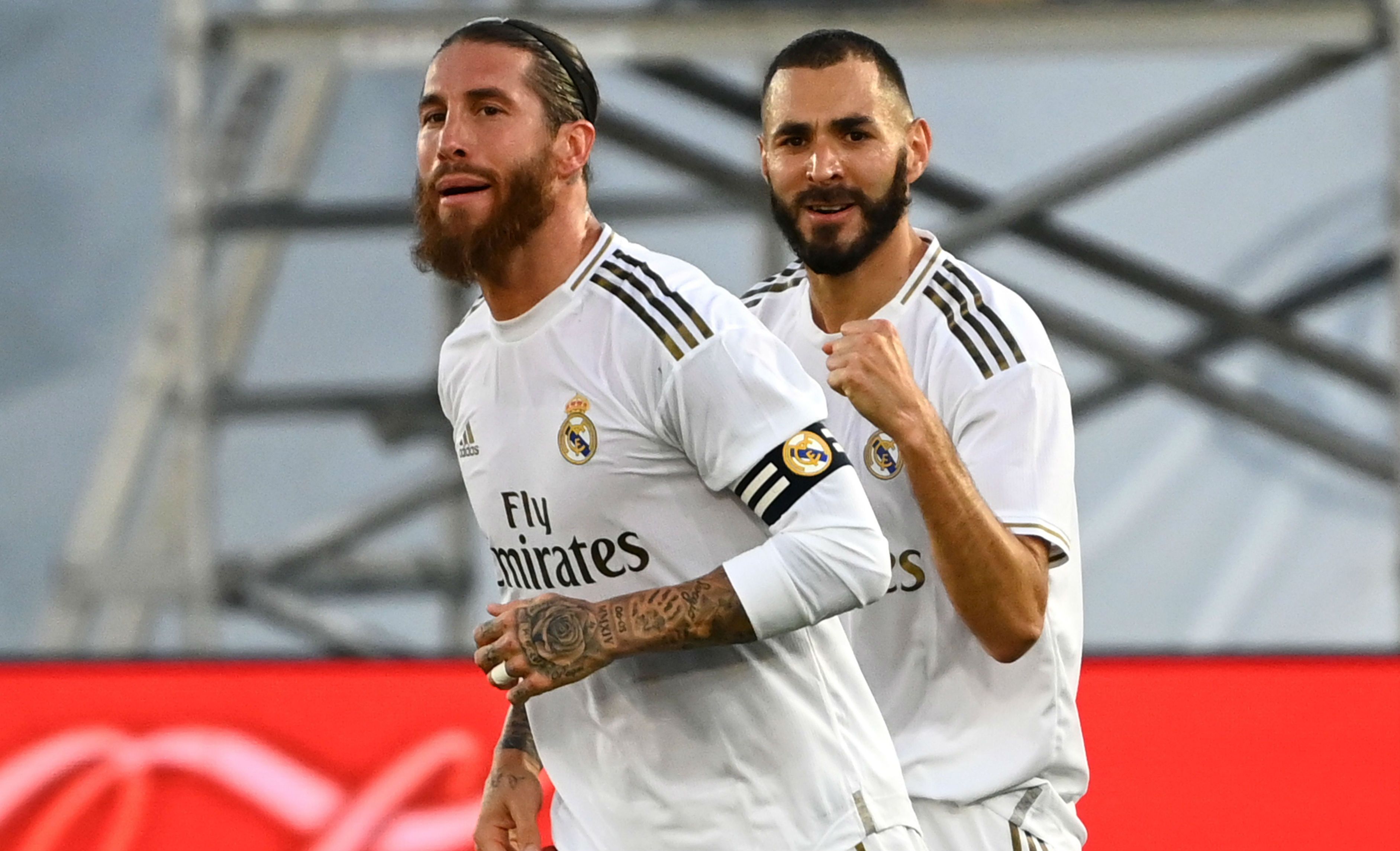 Sergio Ramos Karim Benzema Real Madrid