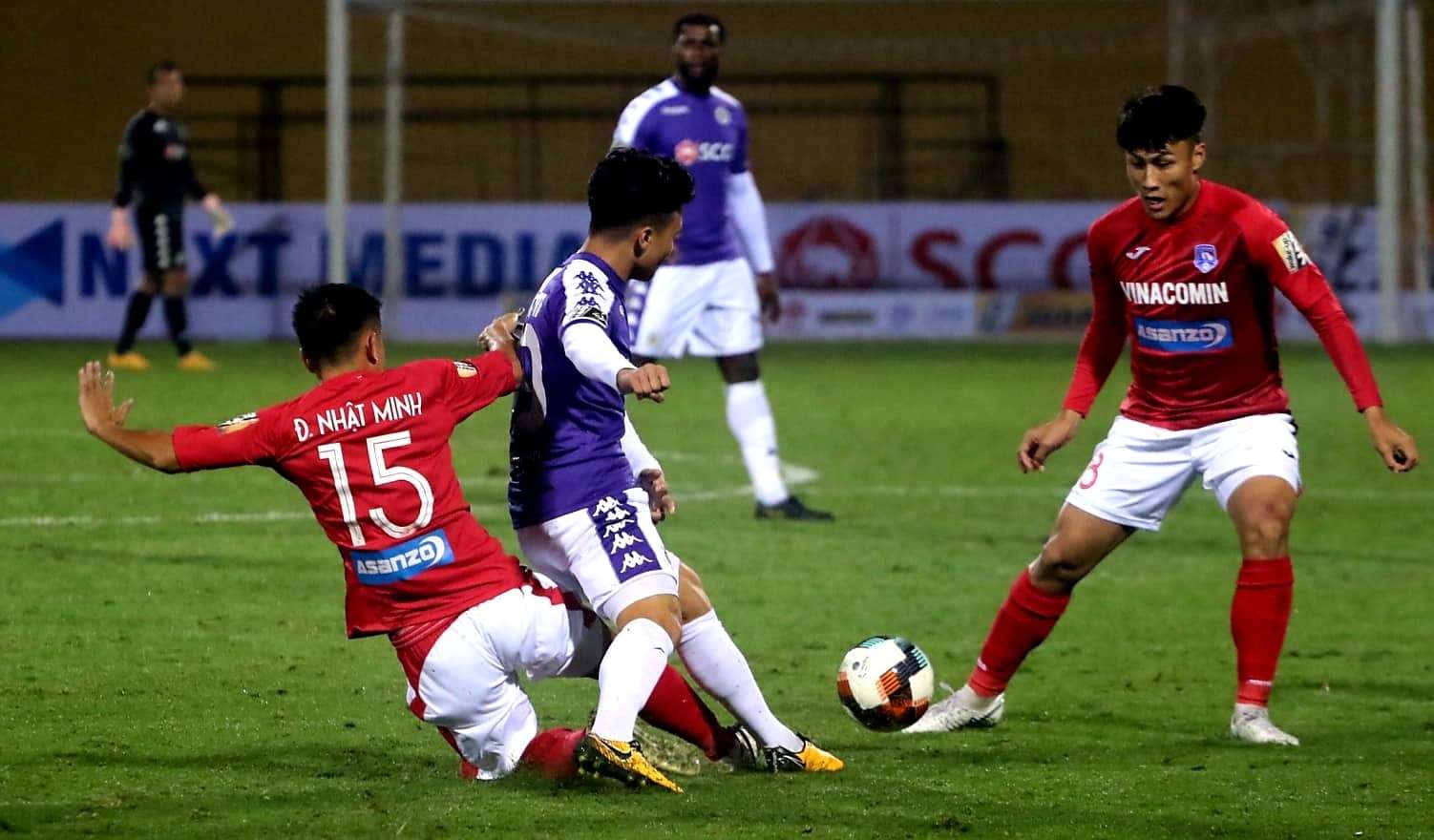 Nguyen Quang Hai Ha Noi vs Than Quang Ninh V.League 2019