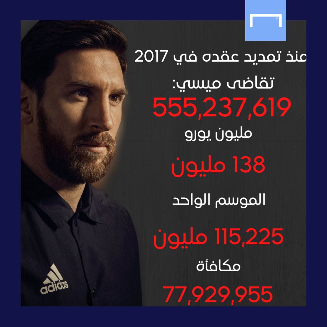 ماذا يتقاضى ميسي