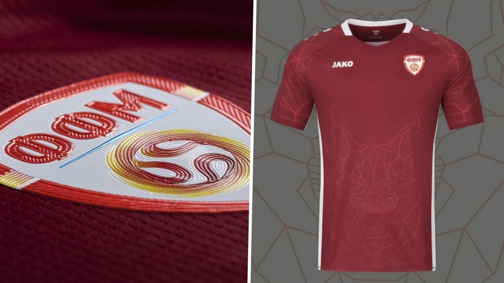 North Macedonia Euro 2020 kit home