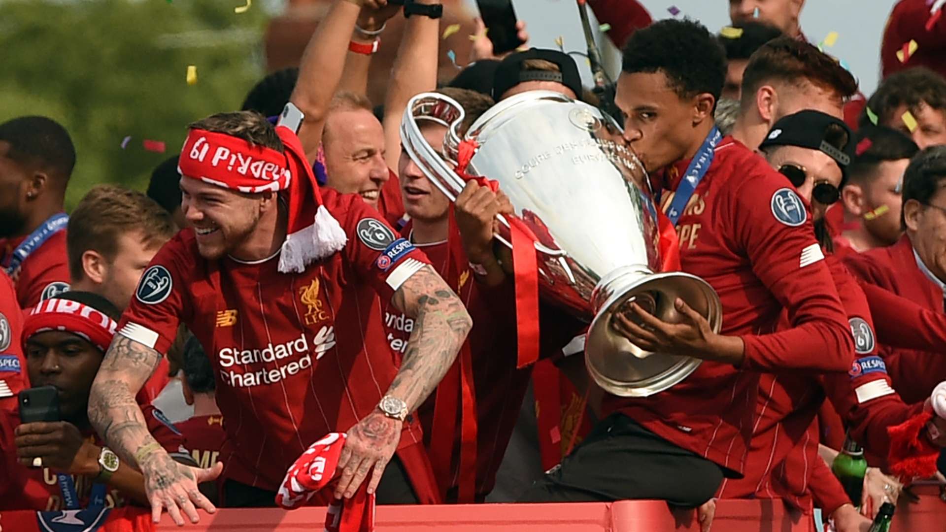 Trent Alexander-Arnold Liverpool parade