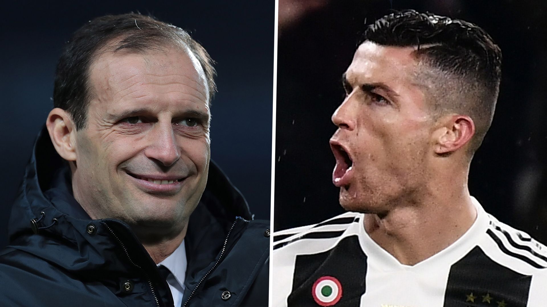 Massimiliano Allegri Cristiano Ronaldo Juventus