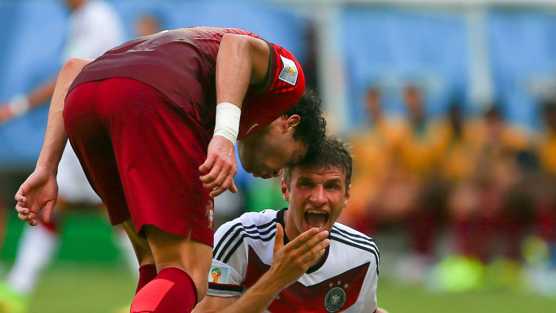 *GERMAN EDITION ONLY* Pepe Thomas Müller Germany Portugal 16062014