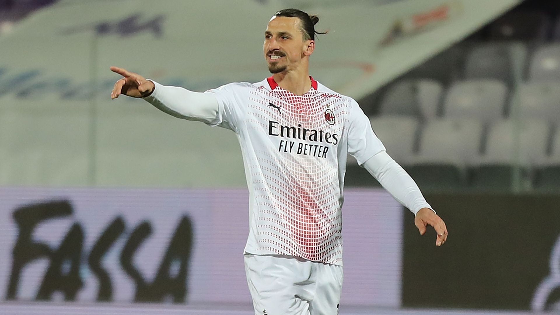 Zlatan Ibrahimovic Fiorentina Milan 2020-2021