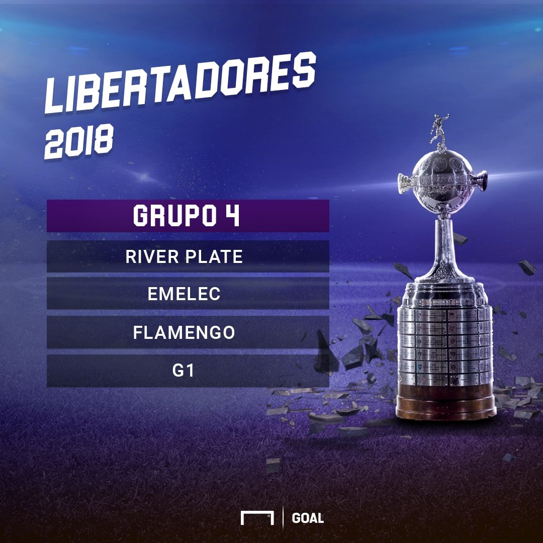 GFX Copa Libertadores 2018 Grupo 4 Flamengo River Emelec