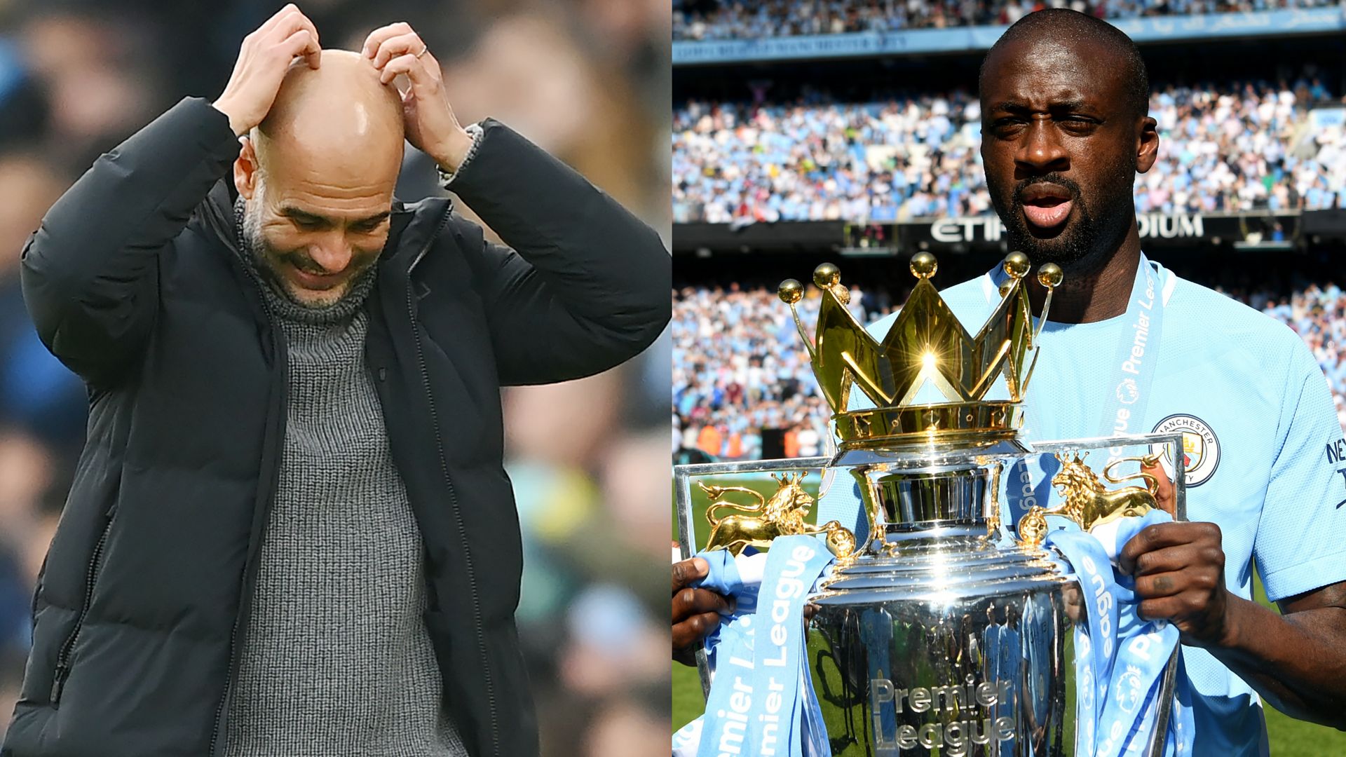 Pep Guardiola Yaya Toure